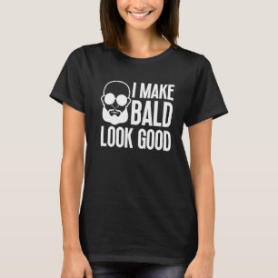 Bald Men Hair Loss Balding Dad Baldness 4 T-Shirt