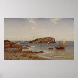 Bald Porcupine Island   1868 Poster