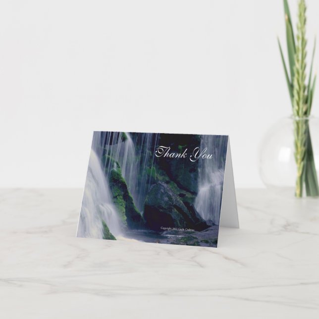 Bald River Falls Thank you notecard (Front)