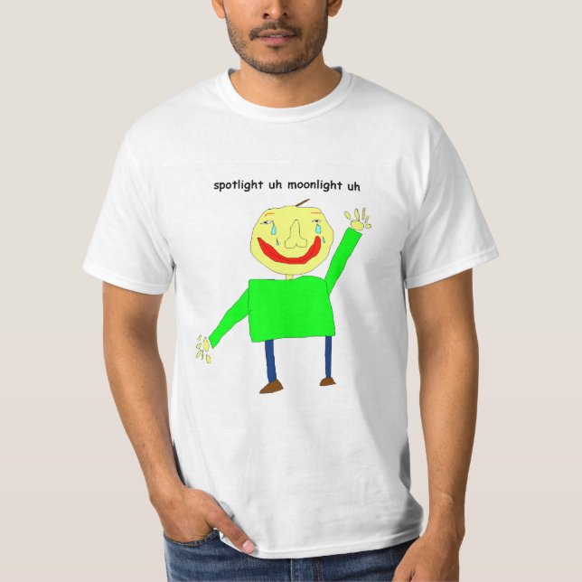 Baldi's Basics in Moonlight T-Shirt (Front)