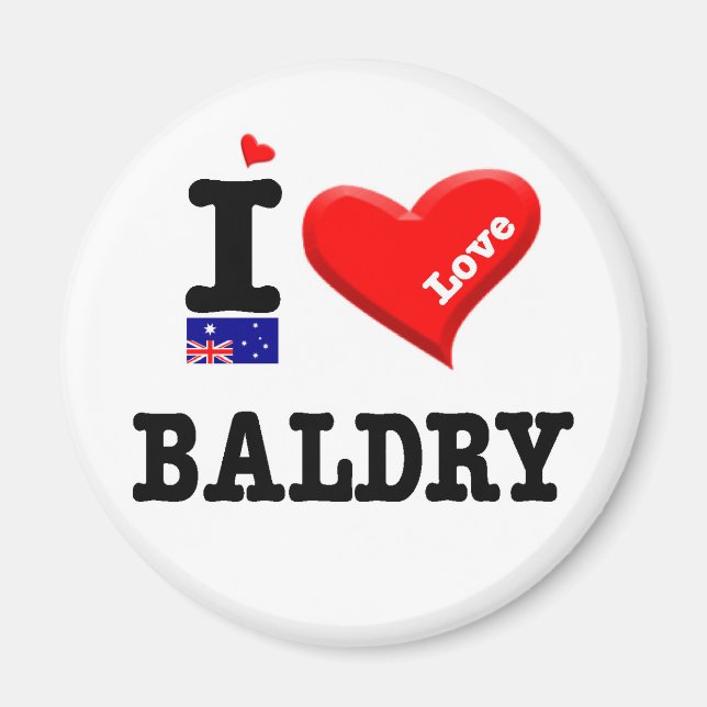 BALDRY - I Love Magnet (Front)