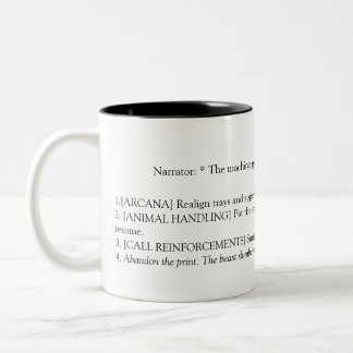 Baldur's Gate 3 Inspired - Printer Jam  Two-Tone Coffee Mug