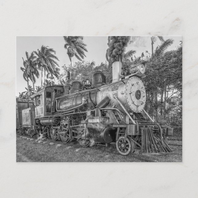 Baldwin 1563 in Cuba - Patria o Muerte Postcard (Front)