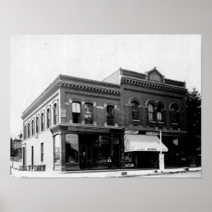 Baldwin Drug Store, Montclair, New Jersey, Vintage Poster