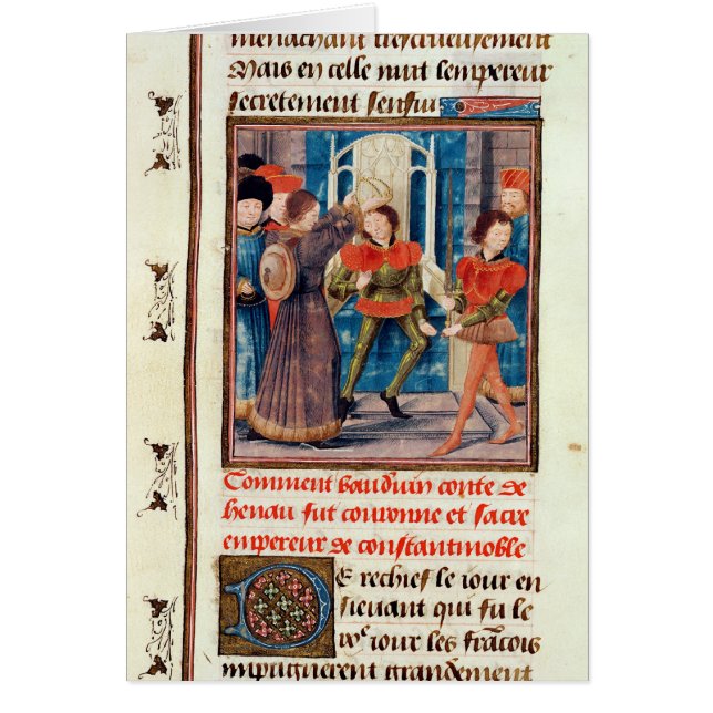 Baldwin I  Sixth Count of Hainaut crowned (Front)