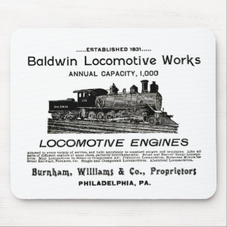 Baldwin Locomotive Works 1895    Mouse Pad