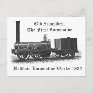 Baldwin Locomotive Works ,Old Ironsides 1832 Postcard