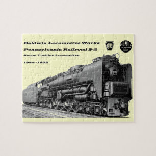 Baldwin Locomotive Works S-2 PRR Steam Turbine Jigsaw Puzzle