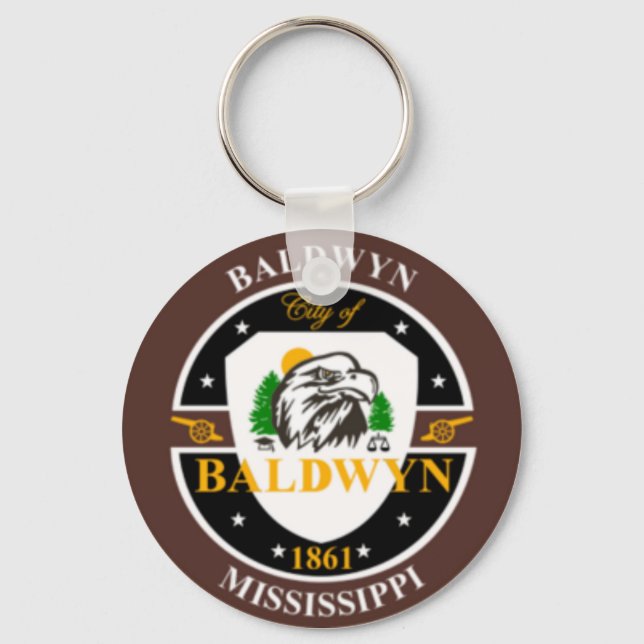 BALDWYN MISSISSIPPI KEY RING (Front)