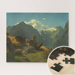 Bale beach, Hans Fredrik Gude  Jigsaw Puzzle