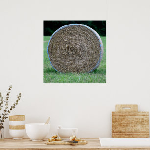 Bale of hay  poster