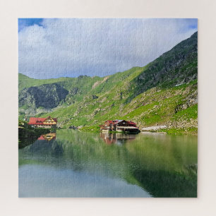 Balea Lake Reflection – Carpathian Alpine Print Jigsaw Puzzle