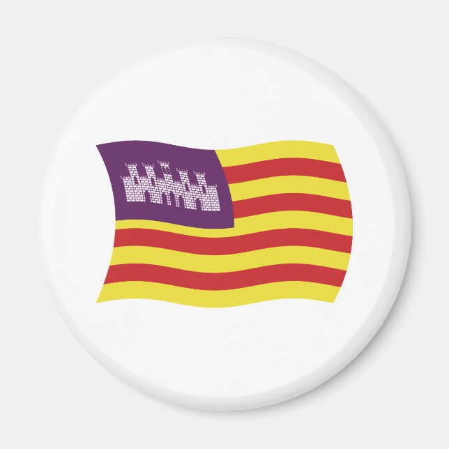 Balearic Islands Flag Magnet (Front)