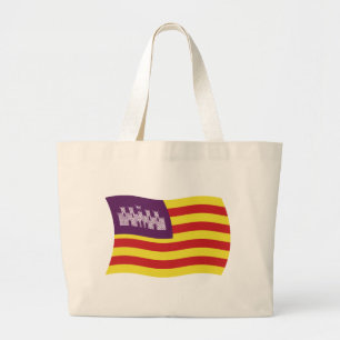 Balearic Islands Flag Tote Bag