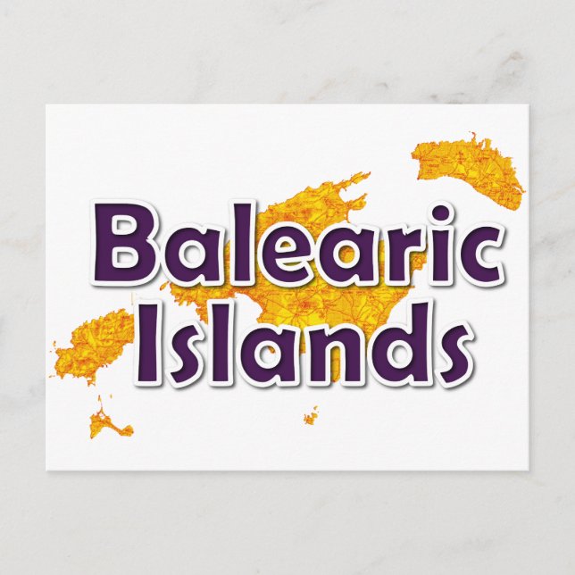 Balearic Islands Postcard (Front)