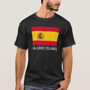 Balearic Islands Spain Flag Emblem Escudo Bandera T-Shirt