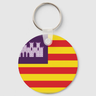 Balearic Islands (Spain) Flag Key Ring