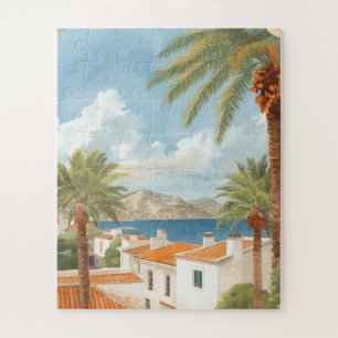 Balearic Islands Vintage French Travel Jigsaw Puzzle
