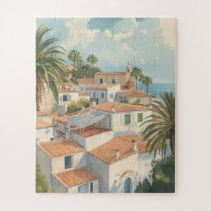 Balearic Islands Vintage French Travel Jigsaw Puzzle