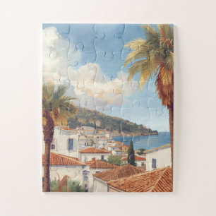 Balearic Islands Vintage French Travel Jigsaw Puzzle