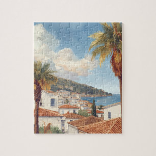 Balearic Islands Vintage French Travel Jigsaw Puzzle