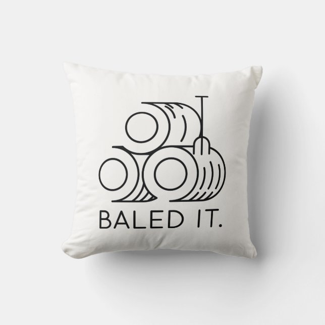 Baled It Cushion (Front)