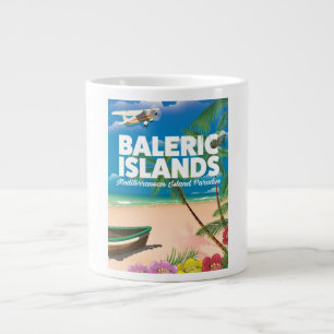 baleric islands Mediterranean paradise Large Coffee Mug