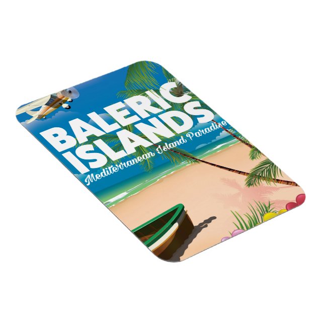 baleric islands Mediterranean paradise Magnet (Right Side)