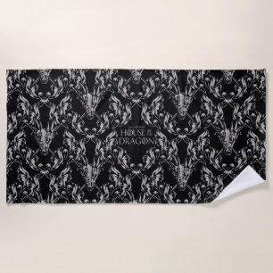 Balerion Skull Pattern Beach Towel