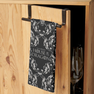 Balerion Skull Pattern Tea Towel