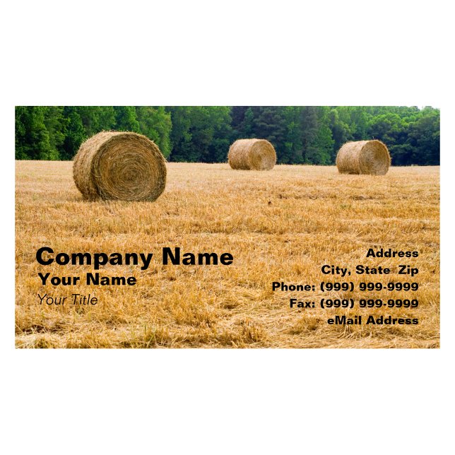 Bales of Hay Business Card (Creator Uploaded)