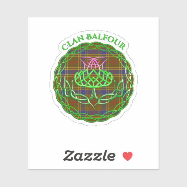 Balfour Scottish Tartan Celtic Thistle (Sheet)