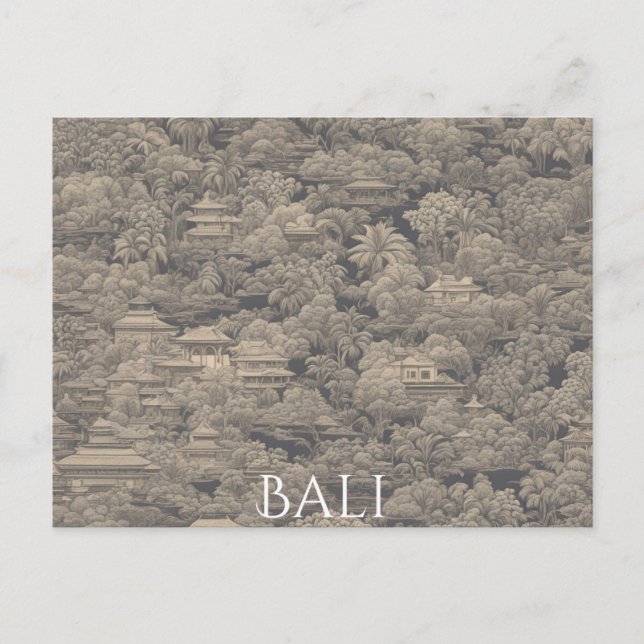 Bali (4) postcard (Front)