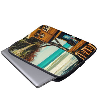 Bali Beach Cafe Bar Laptop Sleeve