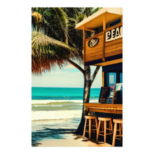 Bali Beach Cafe Bar Photo Print