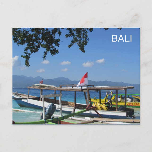 Bali Beach Indonesia Postcard (Front)