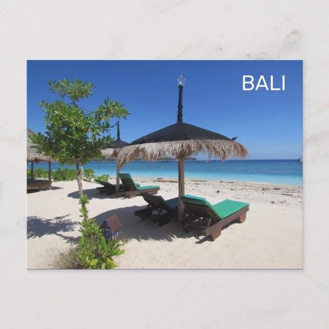 Bali Beach Indonesia Postcard (Front)