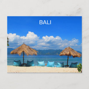 Bali Beach Indonesia Postcard