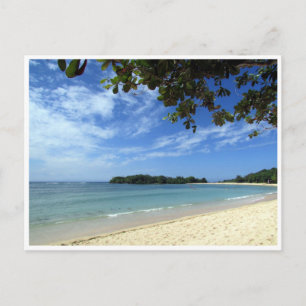 bali beach postcard