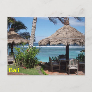 Bali Beach Scene Postcard