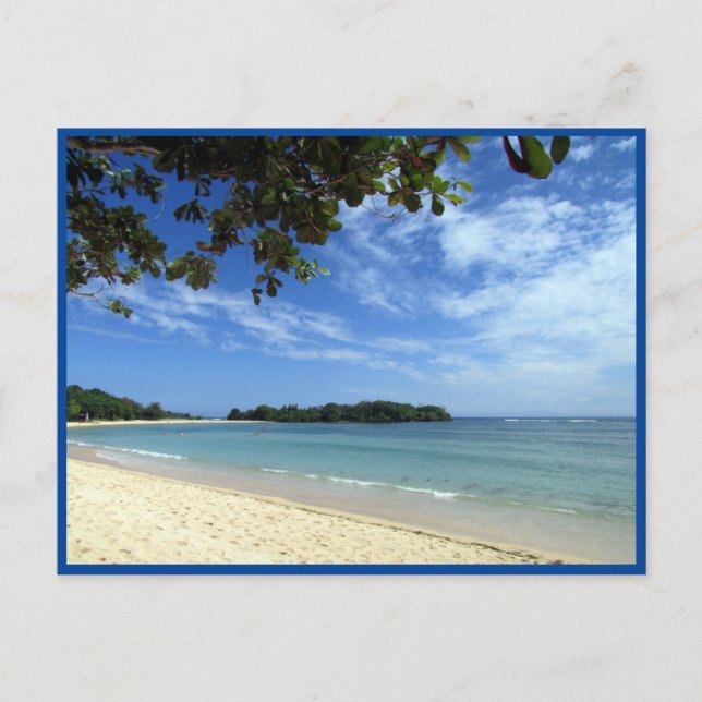 bali beach view postcard (Front)