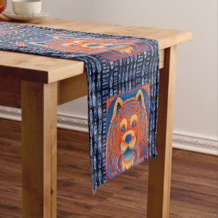BALI BLISS Chow dog Short Table Runner