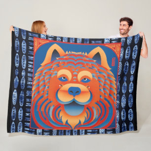BALI BLISS Chow Fleece Blanket