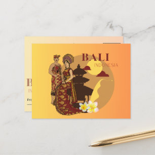 Bali Bliss: Love in Paradise Postcard