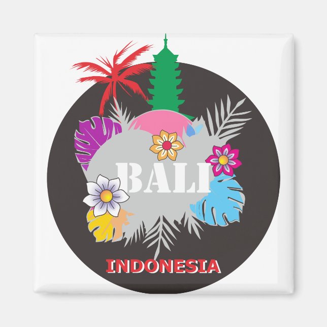 Bali Colourful Magnet (Front)