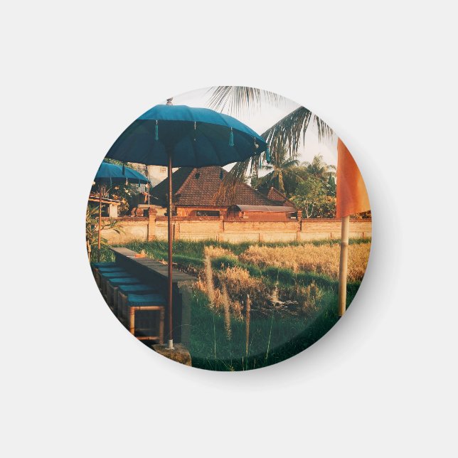 Bali Fields  Magnet (Front)