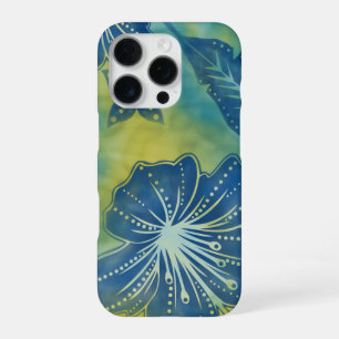 Bali Flower Batik Tropical iPhone Case