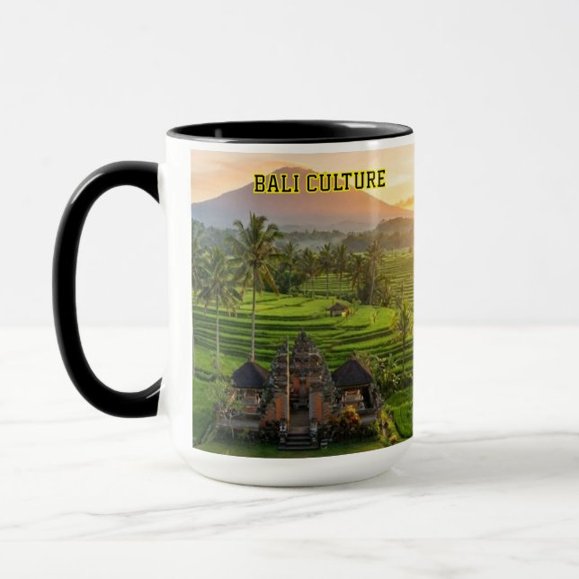 Bali Heritage Hawaiian Aloha Freedom Coffee Mug (Left)
