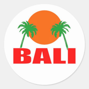 Bali, Indonesia Classic Round Sticker