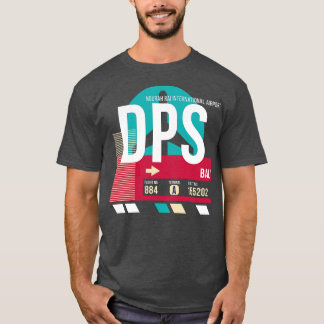 Bali Indonesia DPS Airport Code Baggage Tag E T-Shirt